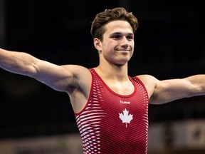 Trampolinist Jeremy Chartier, shown in a handout photo, will be Canada's flag-bearer at the opening ceremony for the Youth Olympic Games in Buenos Aires, Argentina. THE CANADIAN PRESS/HO-Gymastics Canada MANDATORY CREDIT ORG XMIT: CPT110