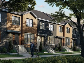 These townhouses in Pointe-Claire are ideal for families.