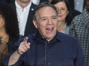 On the campaign trail, Coalition Avenir Québec leader Francois Legault spoke in favour of ending Quebec's dependence on equalization payments.