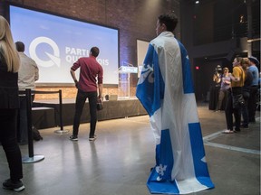 Parti Québécois supporters take in results on election night. The PQ's drop in popularity was one thing the pollsters got right.