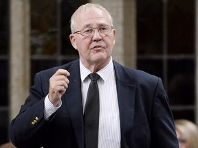 Bill Blair speaks during question period in the House of Commons on Parliament Hill, in Ottawa on Tuesday, Oct. 16, 2018.