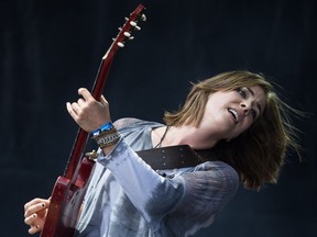 Serena Ryder performs at the 2014 Osheaga Music Festival at Jean-Drapeau Park in Montreal. She's back in town this weekend.