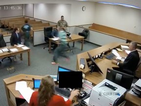 Inmates are chased down by a judge after attempting to escape from Lewis County District Court