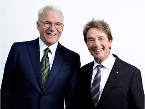 The postmodern Abbott and Costello? Steve Martin, left, and Martin Short present An Evening You Will Forget for the Rest of Your Life at Place des Arts Oct. 21.