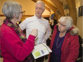 Community Partnership Program coordinator Fred Agnew (centre) said the Nov. 9 health forum in Hudson will tackle the issue of seniors relocation.
