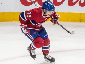 Heading into Tuesday night's game, Habs' Max Domi had only been held off the scoresheet three times in 17 games and was five points behind the Colorado Avalanche's Mikko Rantanen for the NHL scoring lead.