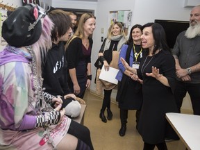 "You can see how vibrant the organization is, and you can feel the spirit of Pops somehow," Mayor Valerie Plante said Friday after visiting Dans la rue, where she chatted with teens.