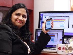 Dr. Nitika Pant Pai, of the Research Institute of the MUHC, helped develop the HIVSmart! app.