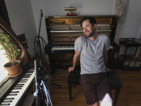 Jean-Michel Blais at home in 2016. The pianist recorded his new EP in his beloved Mile End apartment, just before being evicted. "It's a testament to the last hipsters leaving Mile End (because of gentrification),” he says. "It’s a goodbye album.”
