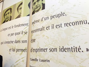 A quote from Camille Laurin, in the Edifice Camille Laurin, named after the father of Bill 101, on the importance of language to national identity: The need for language laws may be "harder for some English-speakers to understand, because their language and North American culture are not in danger of disappearing," Lise Ravary writes.