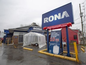 A Rona store in Laval will shut down as Lowe's reduces its Canadian footprint by closing 31 properties across the country.