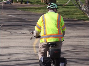 If you're riding your bike after dark, make sure it has lights on it. The SPVM fine has gone up to $127.
