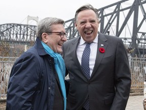 Quebec Premier François Legault had his first official meeting with Quebec City Mayor Régis Labeaume.