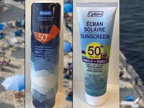 Two sunscreens have been recalled by the company.
