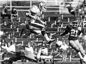 The McGill Redmen in action in an undated photo. The university removed Indigenous imagery from its sports teams in the early 1990s.