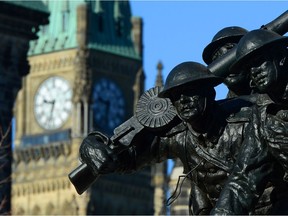 The sculptures of the National War Memorial in Ottawa loom near the Parliament buildings. The MPs who work there should ask themselves if veterans are getting the support they need.