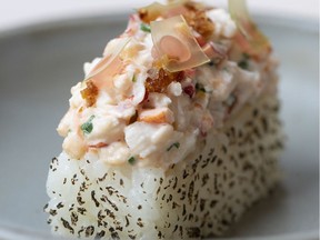 Dish of the year: Pastel's two-bite beauty was part sushi, part lobster roll.