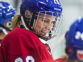 Captain Marie-Philip Poulin and of the Montreal Canadiennes.