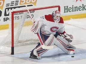 Canadiens goaltender Antti Niemi played well Friday night, stopping 23 shots against the Panthers, and is expected to start on Saturday against the Lightning.