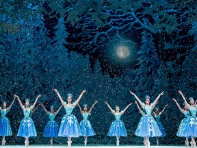 The Land of Snow in the 2016 Les Grands Ballets' production of The Nutcracker. It's on again this holiday season at Place des arts.