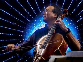 Superstar cellist Y-Yo Ma performed a free concert at the Place des Arts métro station in Montreal on Saturday December 8, 2018.