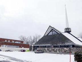 Church plans to build an adjacent hall near Lakeshore Rd. and Sources Blvd. face backlash from some neighbours.