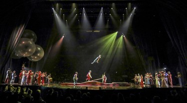 Several surreal moments during Cirque du Soleil's Cortea capture Fellini's dream-quality for which the maestro was renowned. It opened Dec. 19, 2018 in Montreal.