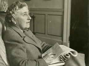 Mystery writer Agatha Christie