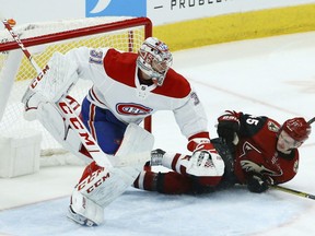 Canadiens goaltender Carey Price was outstanding in Thursday night's 2-1 win over the Coyotes in Arizona, stopping 36 of 37 shots for his 300th career regular-season victory.