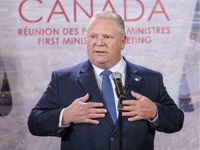 Ontario Premier Doug Ford was singled out by Impératif français for the province's mishandling of francophone rights.