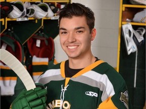 Humboldt Broncos hockey player Logan Boulet is seen in this undated handout photo.