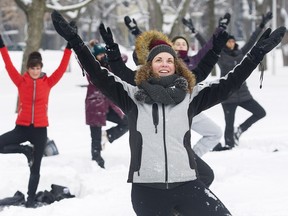 Don’t struggle through high intensity workouts if yoga (or snowga, with Melissa Ciampanelli) is more your thing.