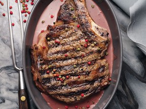 Buck the holiday trend and just have a steak. Easy and elegant directions from David Wood's Cooking for Friends.