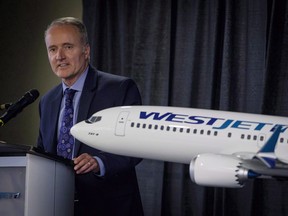 WestJet CEO Ed Sims: While capital spending will rise, the company expects to maintain its cost per available seat mile.