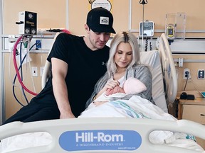 Montreal Canadiens goalie Carey Price and wife Angela welcomed baby Millie into the world on Dec. 27, 2018.