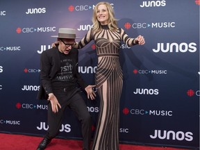 Whitehorse arrives on the red carpet at the Juno Awards in Vancouver, Sunday, March 25, 2018.