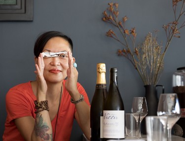 A simple portrait, but the time I spent at Restaurant Lawrence with sommelier Linda Milagros Violago was fun and interesting. I told her I wanted something a little different and she pulled out her corkscrew and lined it up with the centre of her eye. In a few seconds, I had the shot.