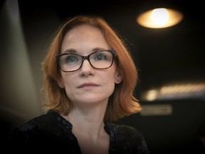 Quebec filmmaker Marianne Farley, whose short film Marguerite is one of two Quebec films shortlisted for an Oscar for best live-action short, is seen at a Plateau coffeehouse on Wednesday, Jan. 9, 2019.