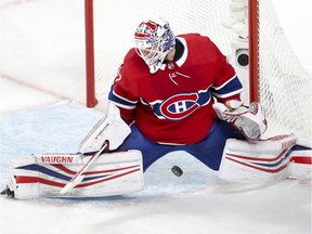 Canadiens' Antti Niemi won his third straight start on Tuesday night and boasts a record of 8-4-1 this season..