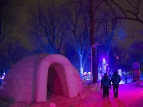 The Fete des Neige at Parc Jean Drapeau