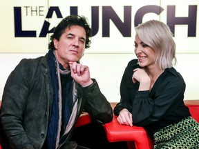 "Who will walk into the room and change the colours of the room? Some people just have that kind of energy," says Scott Borchetta, executive producer of the CTV music contest show The Launch, beside fellow mentor Launch Quebec pop star Marie-Mai.