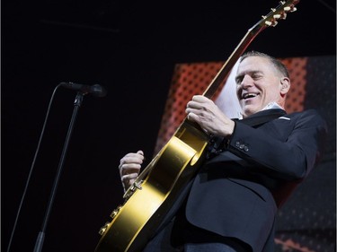 Bryan Adams performs  at the Bell Centre in Montreal, Jan. 26, 2019.