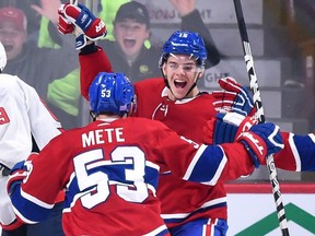 Victor Mete and Jesperi Kotkaniemi, who are roommates on the road, seem to have a good relationship, but you have to wonder how much better it would be for the young players if they each had a veteran roommate — maybe captain Shea Weber with Mete and Brendan Gallagher with Kotkaniemi.