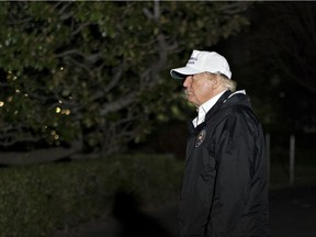 President Donald Trump walks on the South Lawn toward the White House after arriving on Marine One in Washington, D.C., U.S., on Thursday, Jan. 10, 2019. Trump was in Texas to rally support for building a border wall a day after walking out of talks with congressional leaders on ending a partial government shutdown.