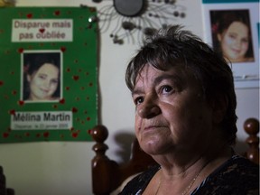 Françoise Algier, mother of Mélina Martin, at her home in Farnham. Mélina Martin, 13, vanished after attending a gathering in a Farnham park in January 2005. Her family hasn't heard anything from, or about her since.