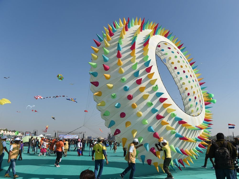 The many colours of India's International Kite Festival National Post