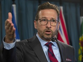 Bloc Quebecois leader Yves-Francois Blanchet speaks during a news conference, Tuesday January 22, 2019 in Ottawa.