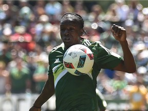 Darren Mattocks playing for the Portland Timbers in 2016.