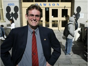 Patrick Woodsworth, seen in this 2004 picture, became director of Continuing Education at Dawson College in 1981, then academic dean, before being named director general in 1991 — a role he kept for 13 years.