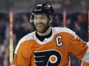 Claude Giroux, who the Canadiens passed over in the 2006 NHL draft, leads the Flyers with 52 points this season.